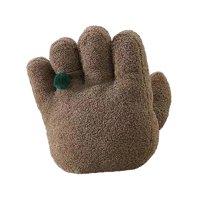 Bothyi - Almohada De Felpa, Almohada Moderna Para Mano Y Cómoda Almohada Con Forma De Mano, Color Marrón