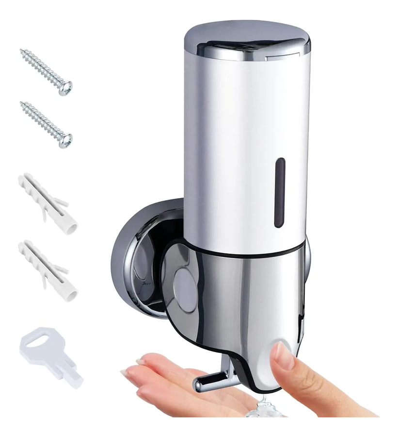 Genérico - 500Ml Dispensador De Jabón De Manos, Champú Y Gel De Ducha