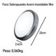 thumbnail image 2 of 5 Foco Plafon Led Redondo Sobrepuesto 18w Luz Fria Niquel, 2 of 5