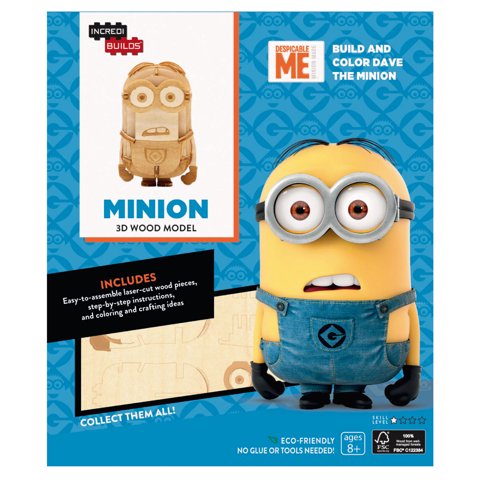Insight - Minions: Modelo Armable En Madera