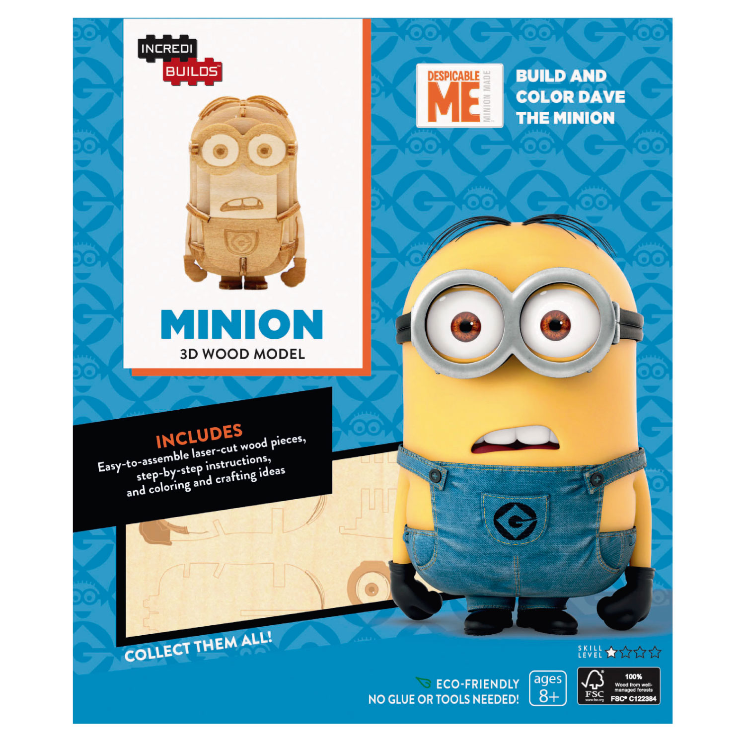Insight - Minions: Modelo Armable En Madera