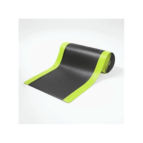 Cruzeirogomas - Piso R Pvc Diamantado Segur 2,5X900Mm Neg/Amar X 1 Mt Lineal