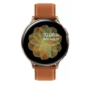 Samsung Galaxy Watch Active 2 40Mm Gps + Cellular Stainless Steel Gold + Leather Brown Strap 4Gb - Reacondicionado