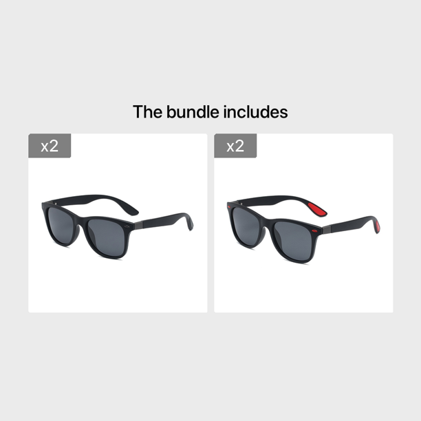Polarized Sunglasses: Perfect for Running, Cycling, Fishing, Golfing & Driving!