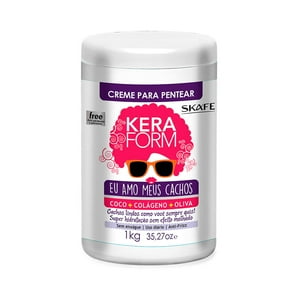 Skafe - Crema De Peinar Keraform Eu Amo Meus Cachos 1Kg