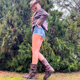 thumbnail image 2 of Botin Café Mujer Casual Chalada Biker, 2 of 8