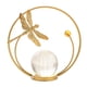 thumbnail image 2 of Escultura Bola de Cristal Libélula Metal, 2 of 3