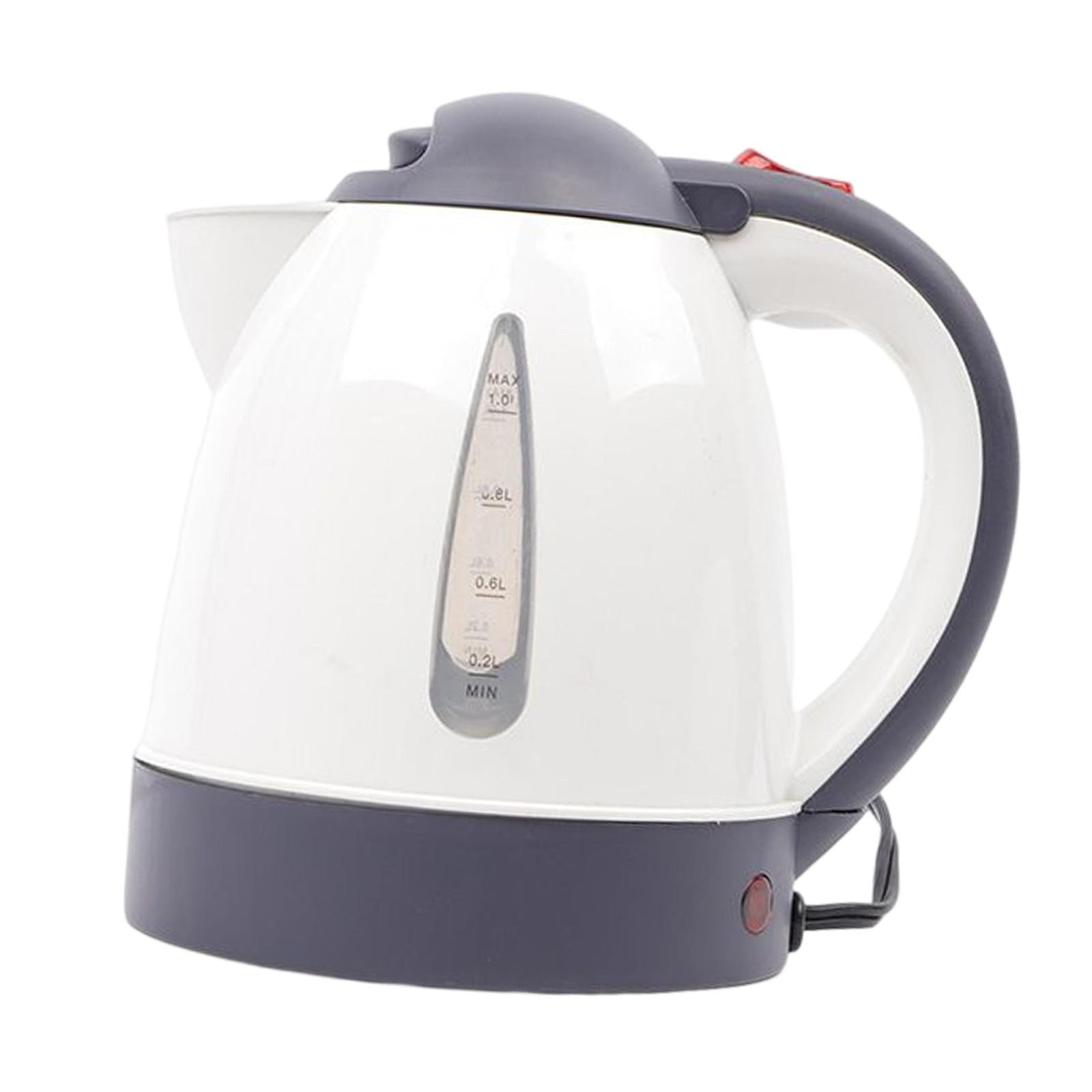 Magideal - Hervidor De Agua Eléctrico Para Coche De 1 L, Hervidor De Agua Portátil, Taza Para Beber, Botella De Calentador De Agua Para Hacer Café, Té, Vehículo, Blanco 12v 150w