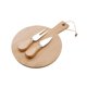 thumbnail image 1 of Set Tabla de Bamboo con 2 Cuchillos Queso 25x18 cm, 1 of 4