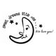 thumbnail image 1 of Decomural Sweet Dreams Moon Stars WS-17505, 1 of 2