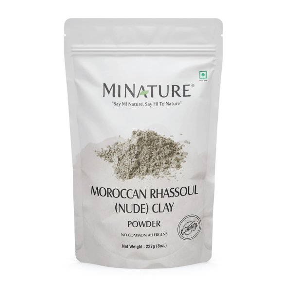 Mascarilla facial marroquí Rhassoul Nude en miniatura en polvo de 227 g