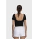 thumbnail image 3 of Polera Mujer Textura Sin Espalda Negro, 3 of 4