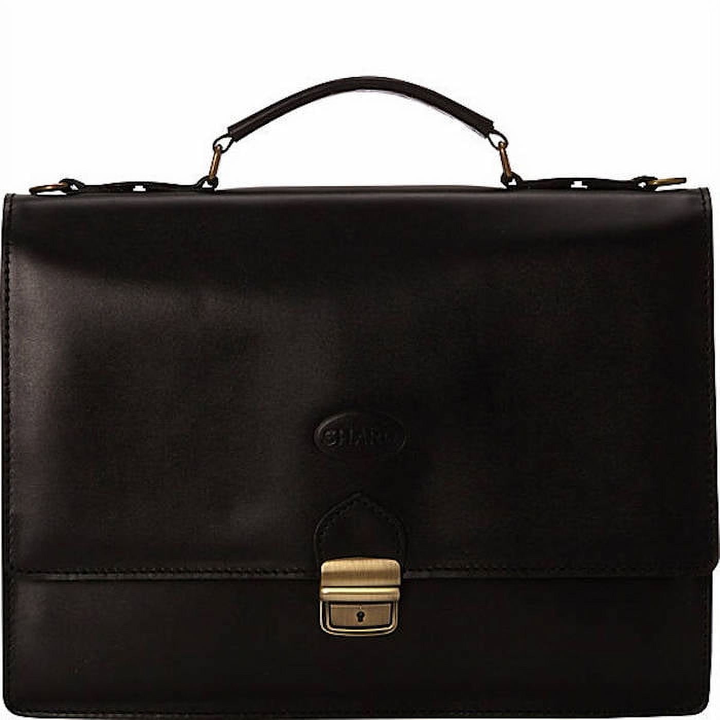 Cartera Sharo Euro Design Delgada Negra