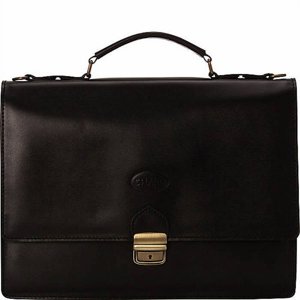 Cartera Sharo Euro Design Delgada Negra