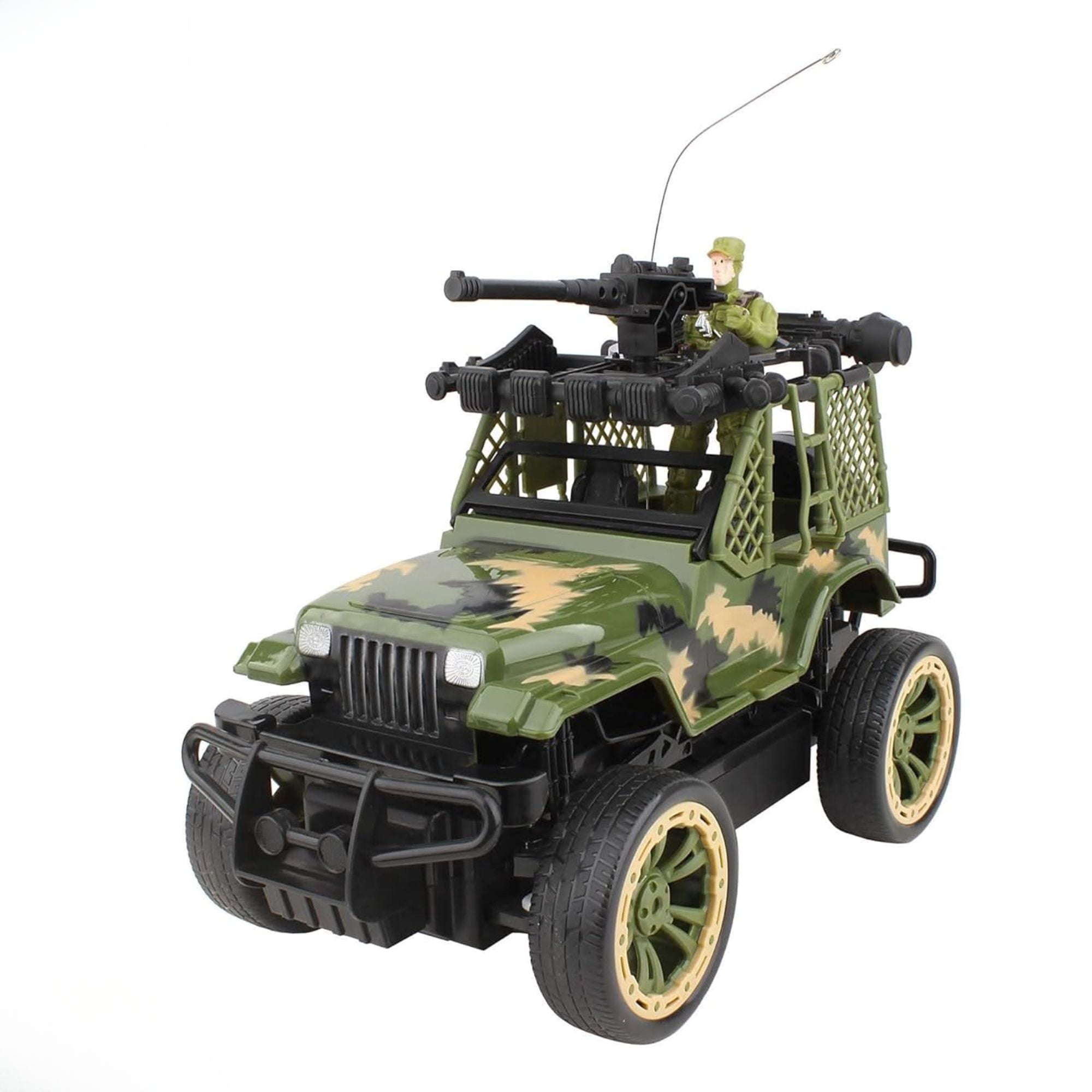 Ekol Táctica Militar - Jeep Militar Control Remoto Juguete Vehiculo Militar Entretenido