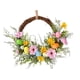 thumbnail image 2 of Guirnalda De Huevos De Pascua Artificiales, Adorno De Flores De Seda, Colgante Para Puerta Delantera, Estilo B, 2 of 3