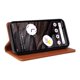 thumbnail image 4 of Funda Billetera de Cuero para Google Pixel 7A con Tarjetero y Soporte - Tapa Magnética Marrón, 4 of 6