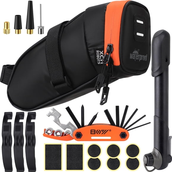 Kit de reparación XCH Robots Multitool impermeable IPX4 para bicicleta
