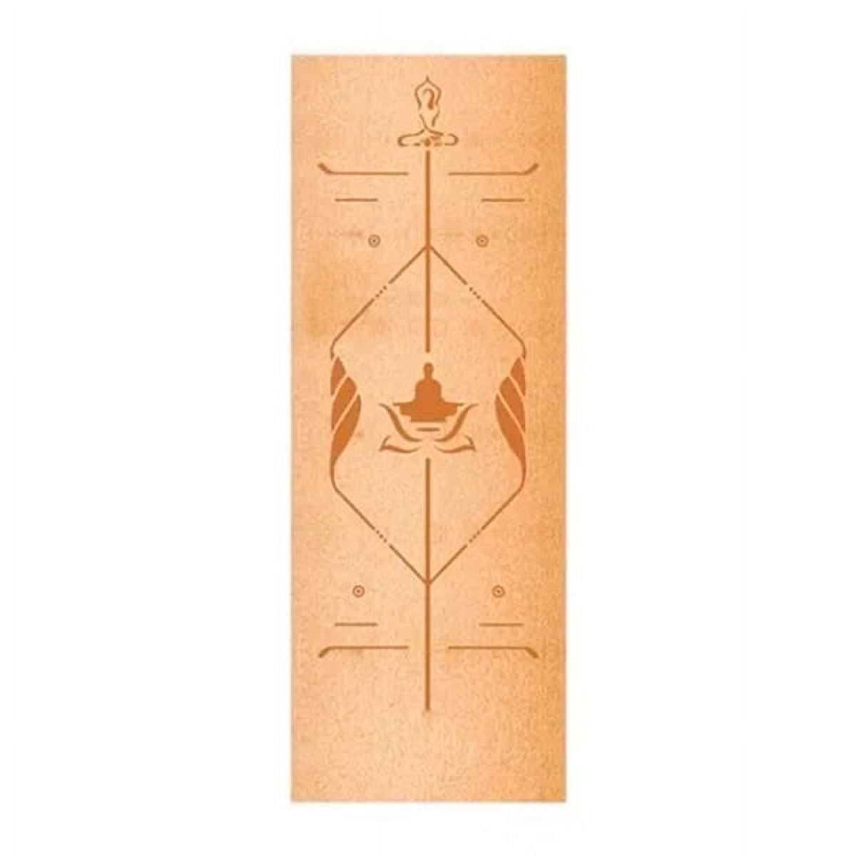 Genérico - Mat De Yoga Corcho Y Látex Natural 5.5 Mm – Diseño 603 Con Bolso