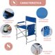 thumbnail image 2 of Silla Plegable con Mesa Integrada Azul, 2 of 6