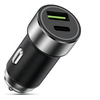 Treqa - Cargador Auto Rápido Para Samsung Galaxy Note10 Note20 A15 A16 A34 A32 A35 A55 A54 M15 S22 S23 S24 S25 Ultra33W Usb C Y Usb A Carga Rápida