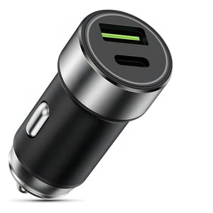 Treqa - Cargador Auto Rápido Para Samsung Galaxy Note10 Note20 A15 A16 A34 A32 A35 A55 A54 M15 S22 S23 S24 S25 Ultra33W Usb C Y Usb A Carga Rápida