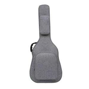 Magideal - Funda Eléctrica Bajo Mochila Guitarra Eléctrica Resistente Bolsa Impermeable Correa Ajustable Y Bolsillos Adecuada Para Músicos Estudiantes Viajes Gris