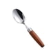 thumbnail image 1 of XmhyTop cubiertos de plata, acero inoxidable, muy adecuados para trajes de filete, 4 Piezas Cuchara de postre, 1 of 4