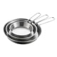 thumbnail image 5 of Pan De Acero Inoxidable De 3 Piezas Pan De Acero Inoxidable Redonda Redon Stick Para Restaurant RVS Inducción, 5 of 5