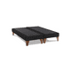 thumbnail image 3 of Base Dividida Cama Europea 2 Plazas 150x200 Cm Negro Lino, 3 of 3