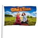 thumbnail image 1 of Bibi Y Tina Bandera Impresa Con Temática Regalo Perfecto Para Fanáticos Amigos Y Familiares Y Adecuada Para Actividades Al Aire Libre E Interiores Decoraciones De Fiesta 120*180cm, 1 of 6