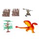 thumbnail image 1 of Figura de Acción Dragón naranja con caballero., 1 of 1