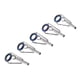 thumbnail image 2 of 5 piezas de cañas de pescar Guías Consejos Kit de reparación Spinning Casting Rod Tip Punta del anillo Tamaño 1, 2 of 5