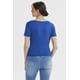 thumbnail image 3 of Polera Mujer Drapeado Basta Azul, 3 of 4