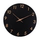 thumbnail image 5 of Reloj De Pared Silencioso Minimalista Arte De La Pared Decoración Para Cocina Hotel Cocina Isla Negro, 5 of 5