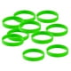 thumbnail image 1 of 10 Piezas / Paquete En Blanco Pulseras De Silicona De Moda Pulsera De Goma Verde, 1 of 5