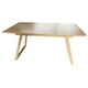 thumbnail image 3 of Mesa Extensible Rectangular 2 en 1 - 160cm-200cmx90cm Natural, 3 of 8