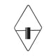 thumbnail image 1 of Jarrón Colgante De Pared De Metal Geométrico Nórdico Para Cafetería, Hogar, Oficina, Jardín, Negro, 1 of 5