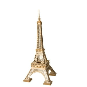 Kit De Manualidades De Madera Robotime Torre Eiffel Arquitectura Mundial Famosa