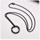 thumbnail image 3 of Collar Vikingo Titanio Circulo Runas Nordicas, 3 of 3