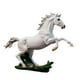 thumbnail image 1 of Caballo De Pie Estatua Escultura Decorativa Regalo De Inauguración De La Casa Artesanía Estatuilla Blanco, 1 of 3