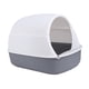 thumbnail image 1 of Caja De Arena Para Gatos Con Capucha Y Tapa Con Pala Para Arena Para Gatos, Bandeja De Arena Duradera Para Mascotas, Color Gris, 1 of 5