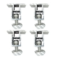 Soliot - Pack 4 Abrazadera Medio Fijación Solar Ajustable 30-50Mm