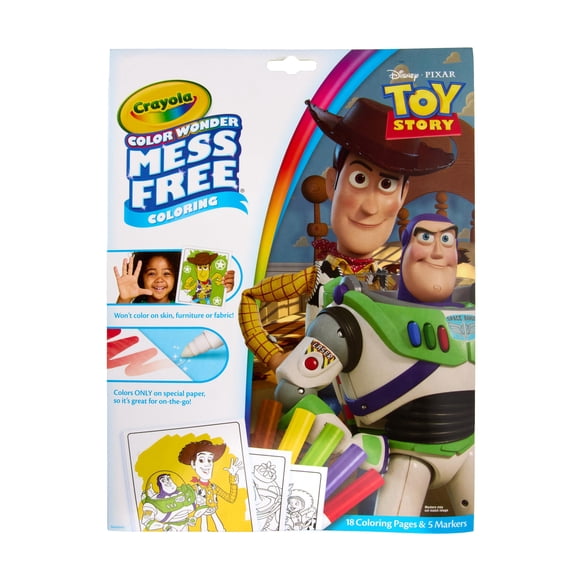Set Color Wonder Toy Story 5 Que No Se Ensucia