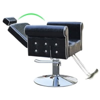 Velazio - Silla De Peluqueria Barberia Camila Reclinable Giratoria Hidraulica