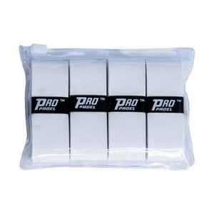 Overgrips Blanco Pro Padel Calidad Profesional (Pack X4)
