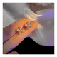 thumbnail image 3 of Aros Pendientes Molino Giratorio Aguja Plata S925 En Oro 14k, 3 of 3