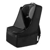 Bothyi - Bolsa De Almacenamiento Impermeable Para Asiento De Seguridad Infantil Con Correa De Hombro Acolchada Para Puerta Negra