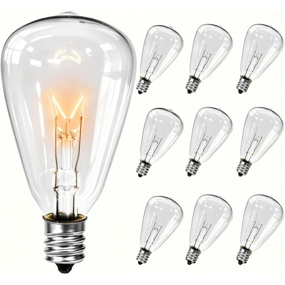 Bombilla incandescente ST38 Konictom 7W 2200K C7 E12 Pack 10