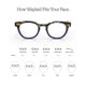 thumbnail image 3 of Anteojos Correctivos eyebobs Waylaid Redondos Blanco Lechoso 3.00, 3 of 5